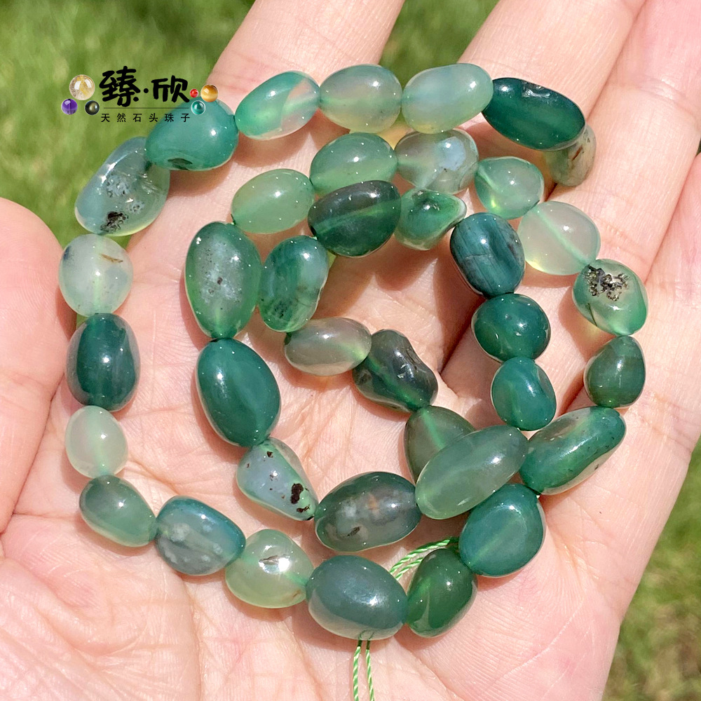6:10-13mm green agate