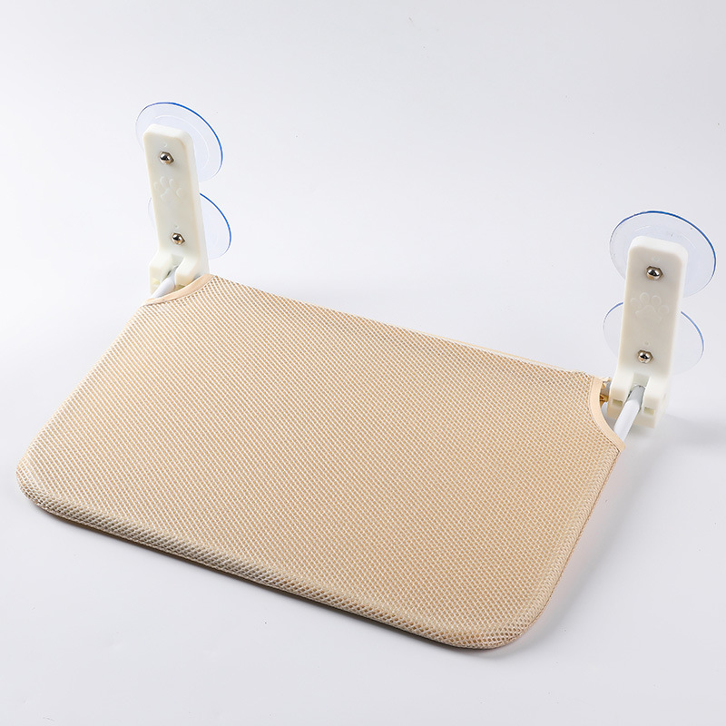 Double suction cup mesh beige