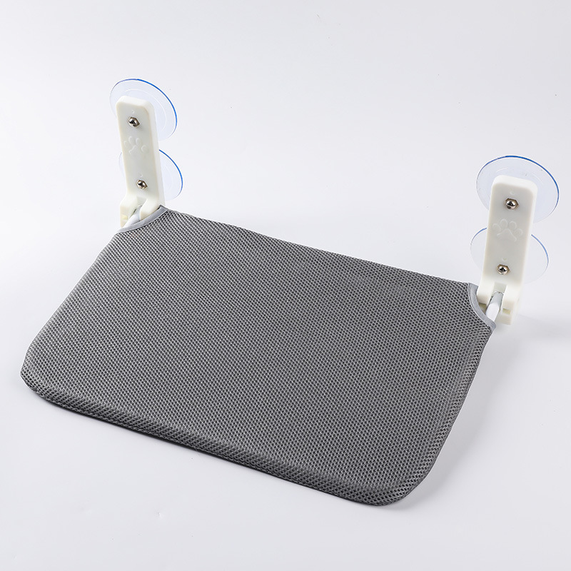 Double suction cup mesh gray