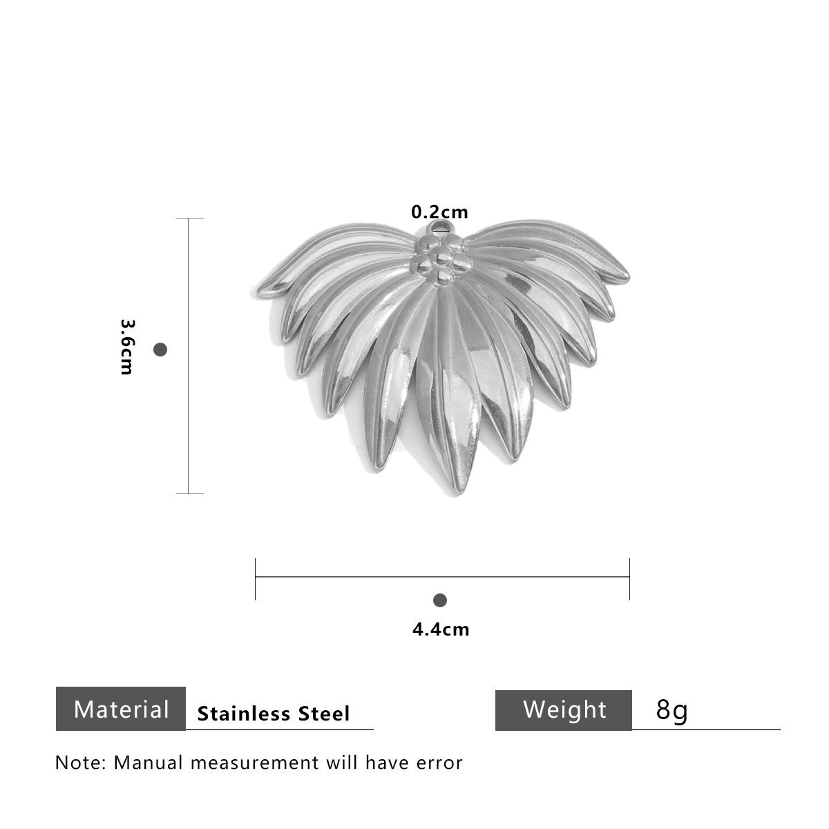 8:Steel color leaves 44*36