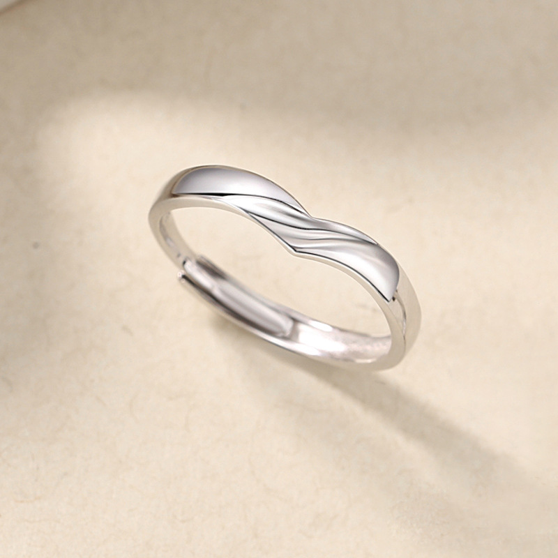 11:J0099 Men Ring Double-stay Double-stay Ring