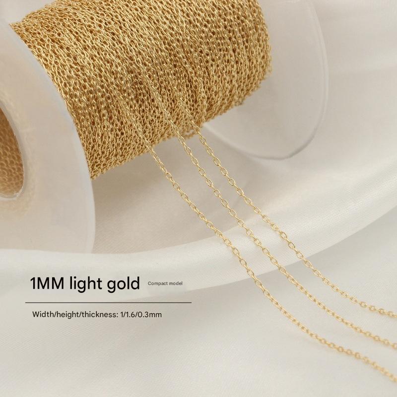 width 1mm light gold-dense short Square 1m