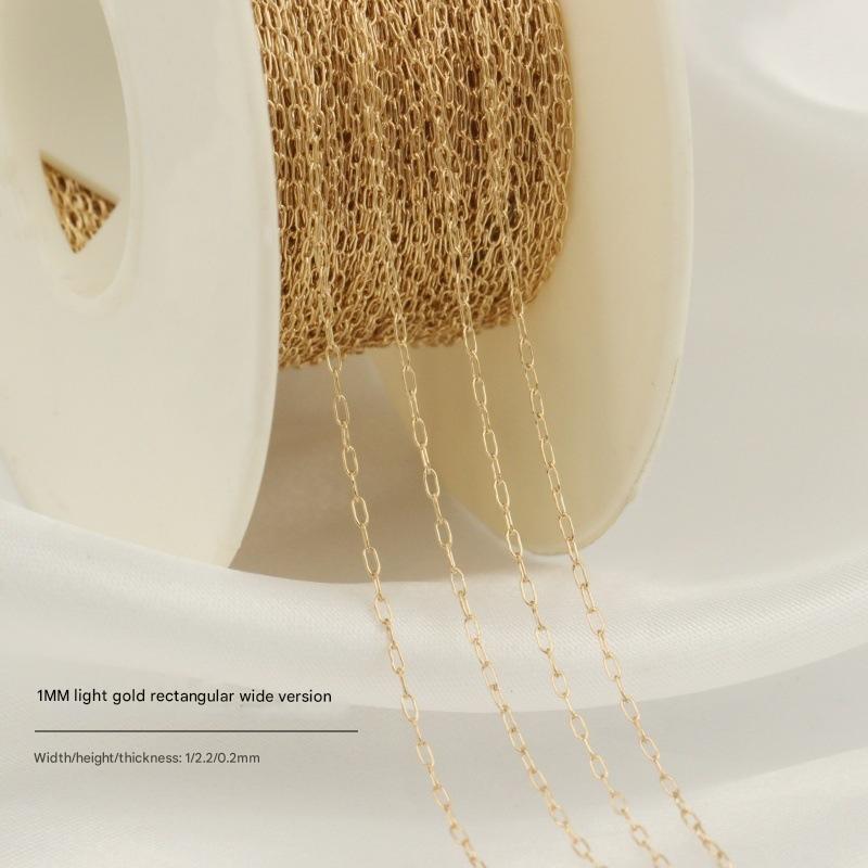 width 1mm light gold-rectangular thin wide 1m