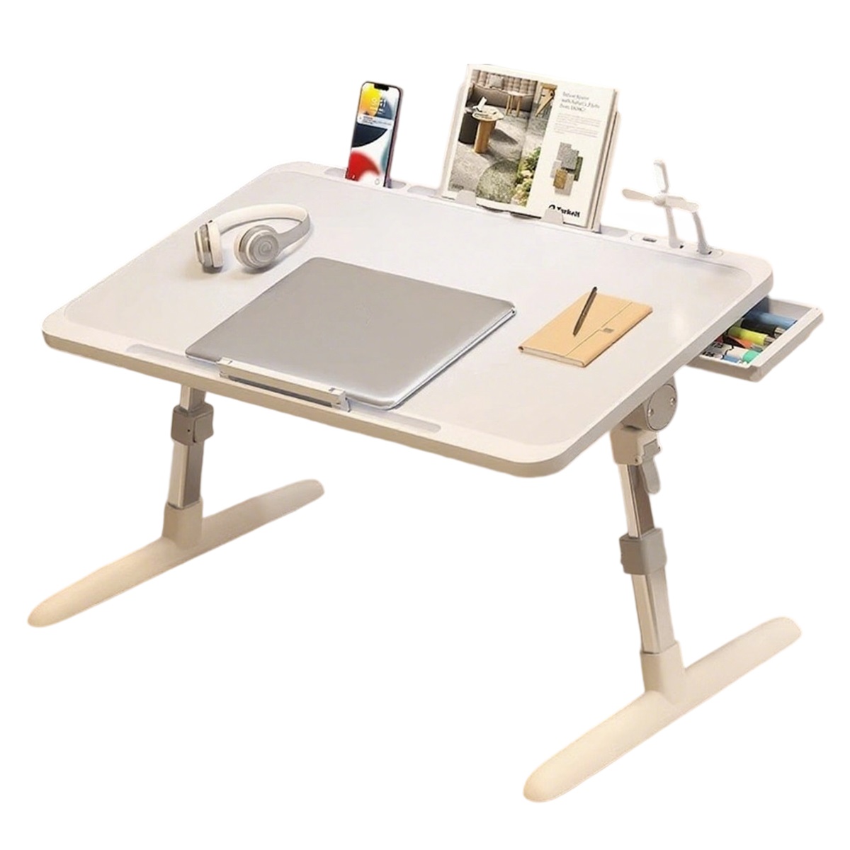 Large pearl white luxury model card slot strip drawer bookshelf