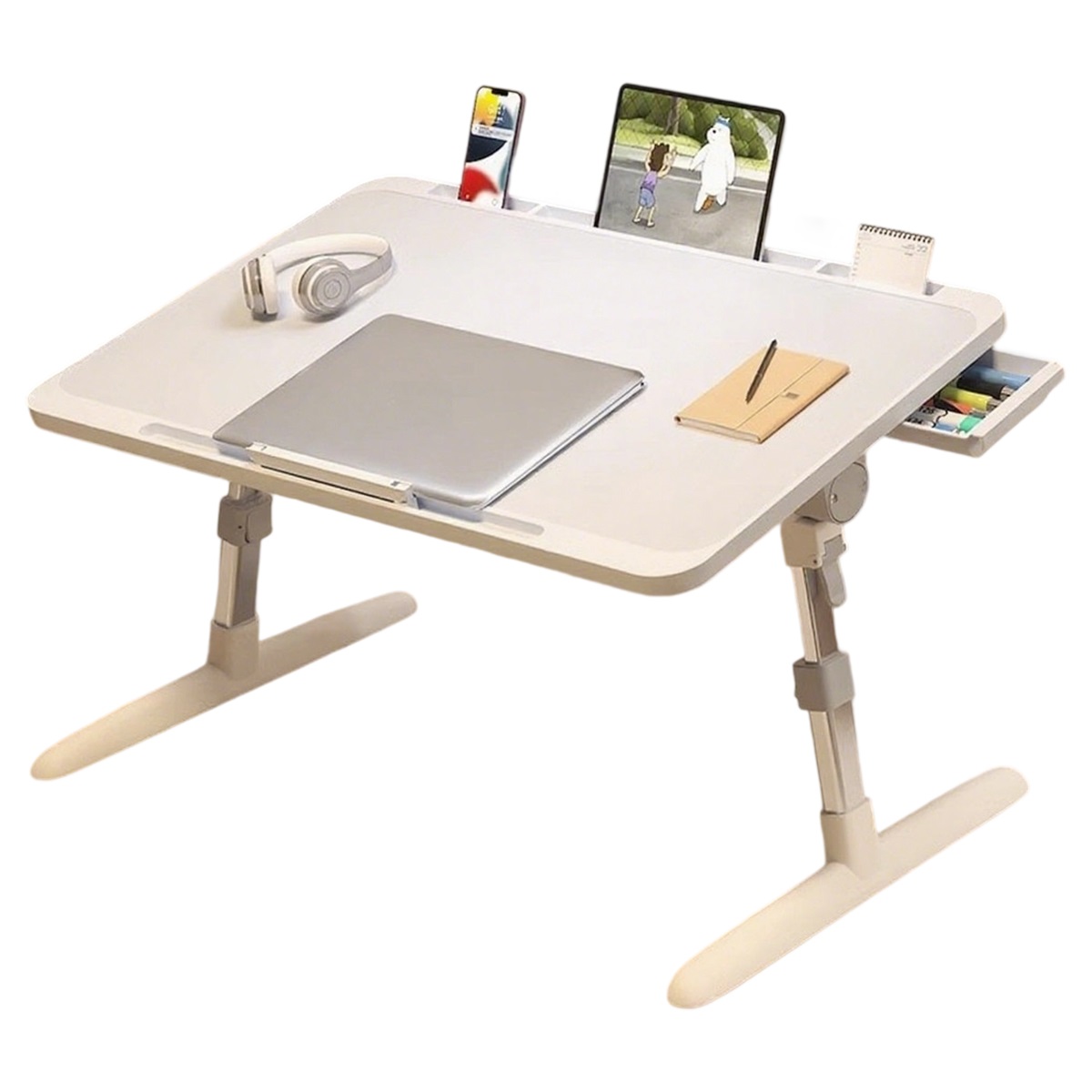 Pearl white reinforced card slot strip drawer