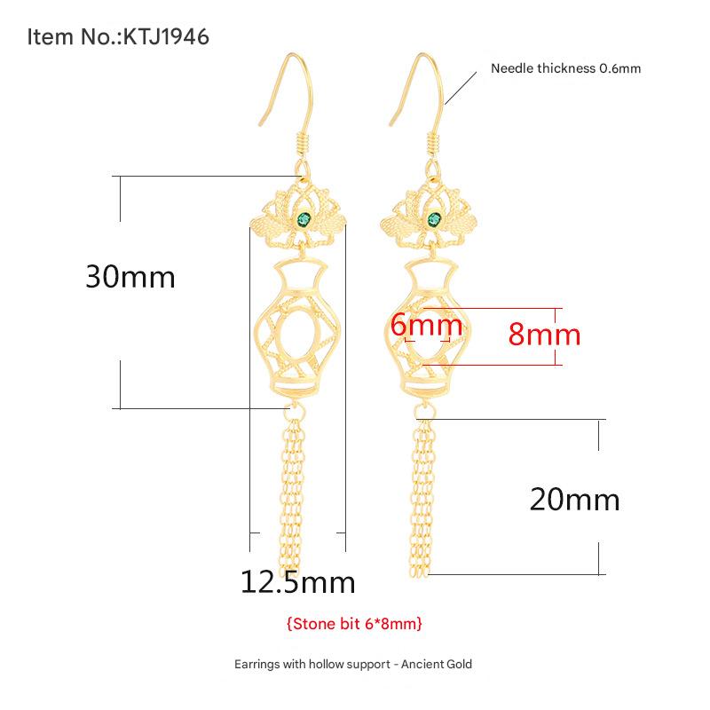 2:Type A- ancient gold {Stone position 6 * 8mm}