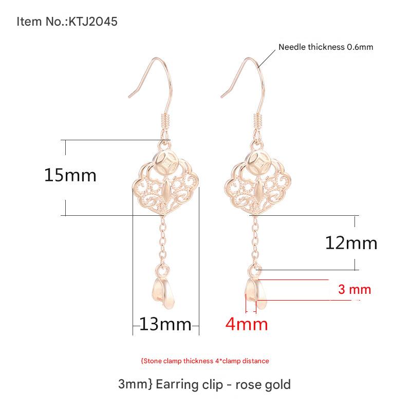 6:Type B- rose gold {clip distance 3mm clip thickness 4mm}