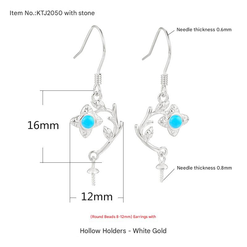 10:Type C with stone-white gold {Stone position 8-12mm}