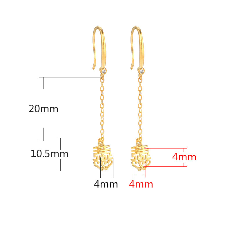 5:A- ancient gold long {clip distance 4 clip thickness 4mm}