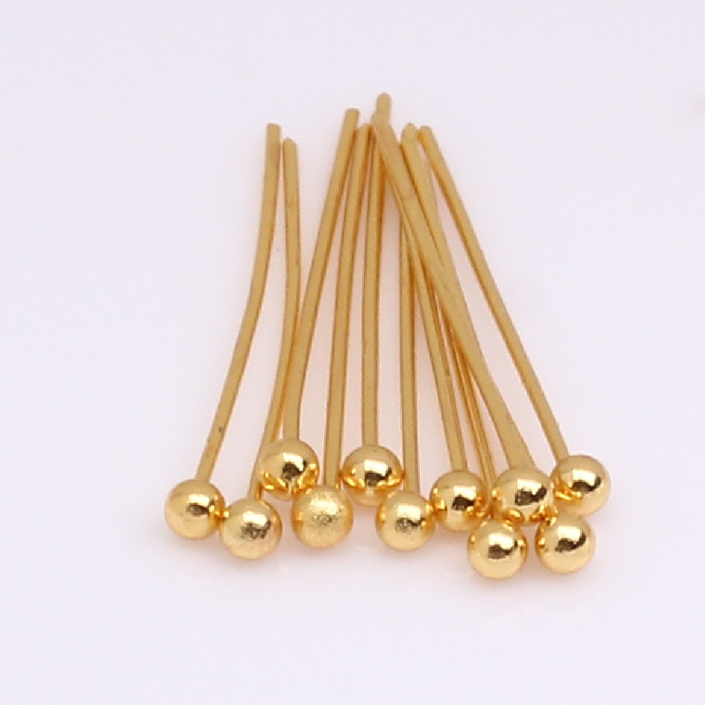 18K gold/ball needle 20mm