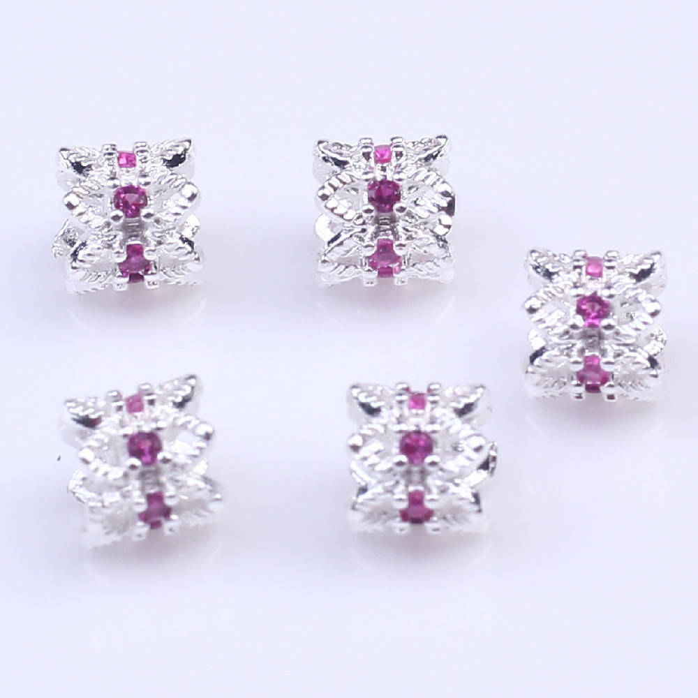 8:Silver/Red Zirconium