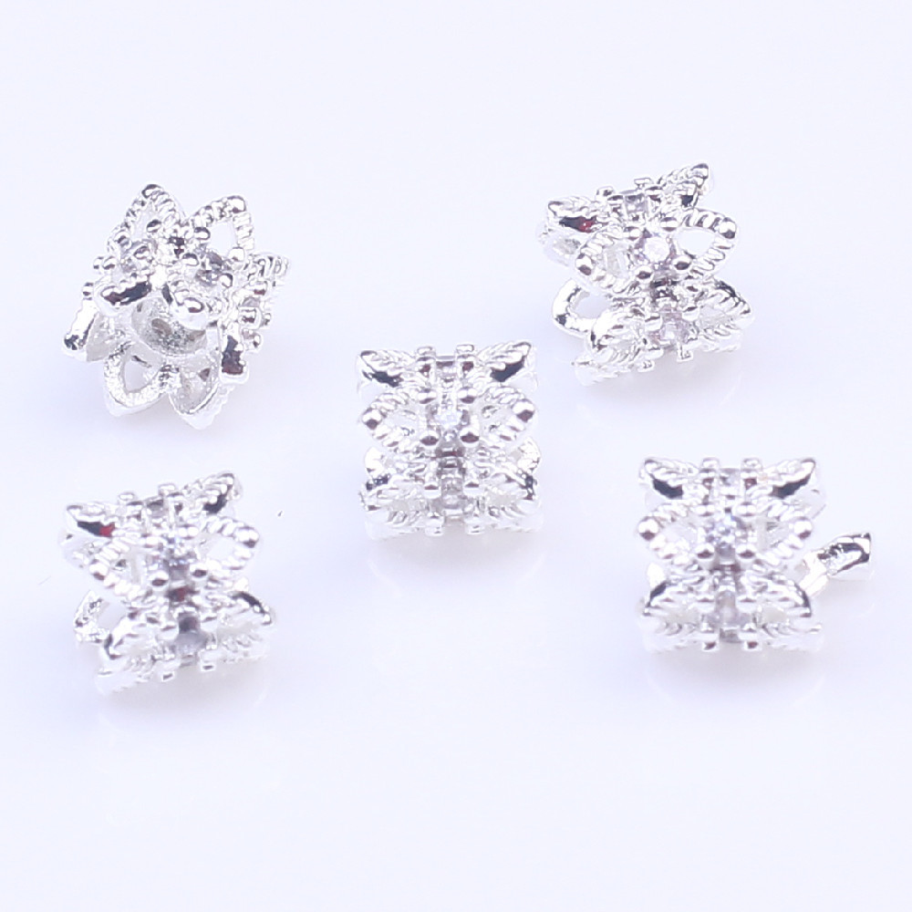 9:Silver/white Zirconium