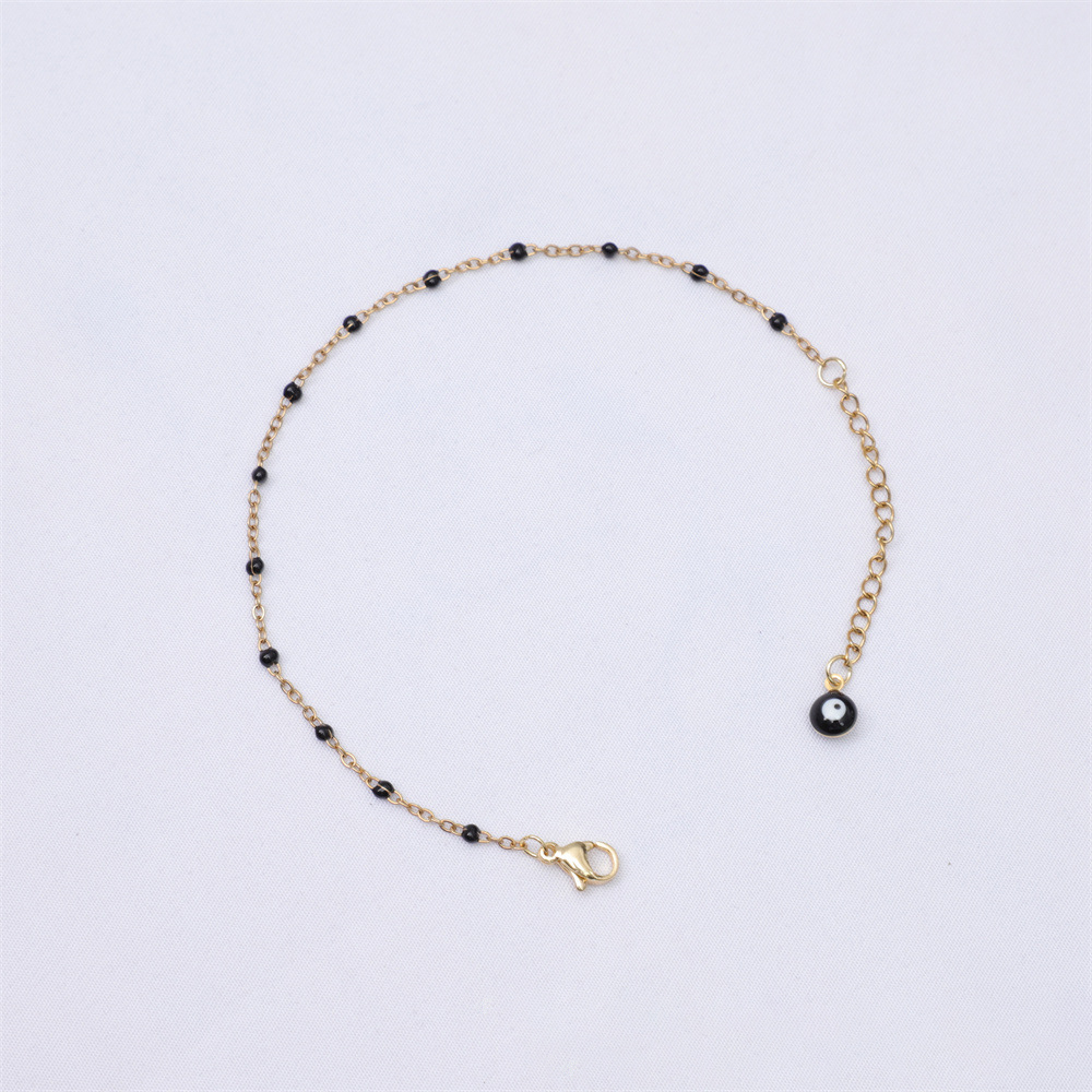 Tail chain eyes gold   Black