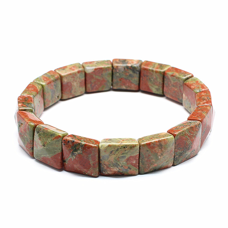 17:Flower green stone