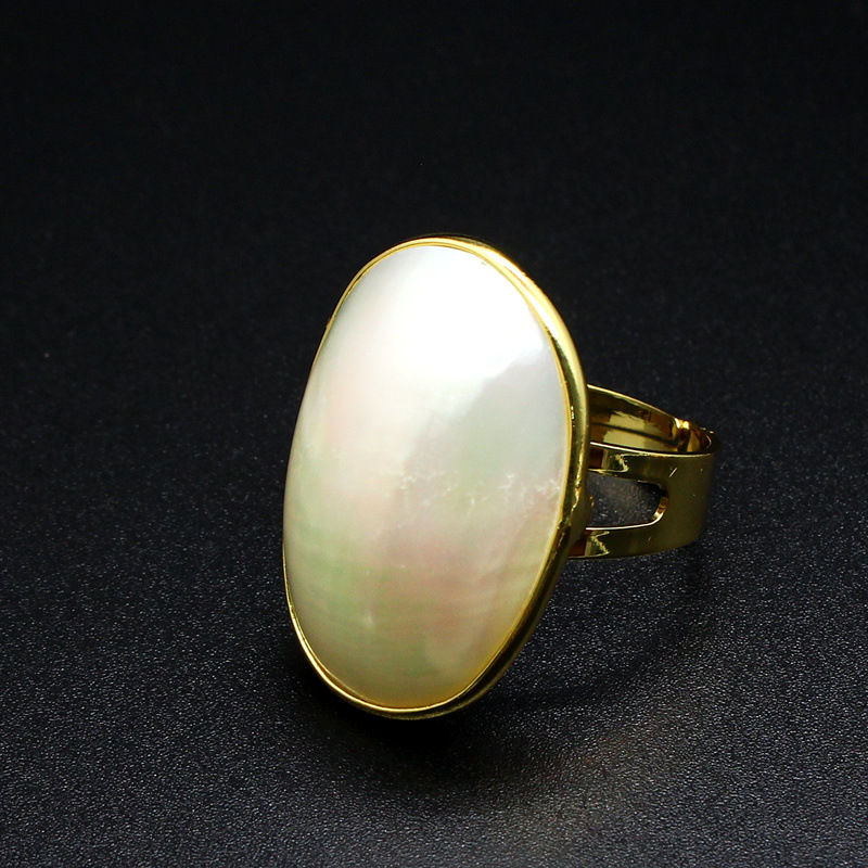 6:White shell-gold