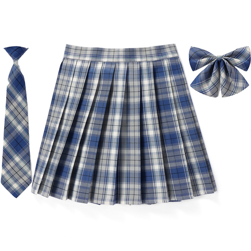 43cm blue skirt   bow tie   tie