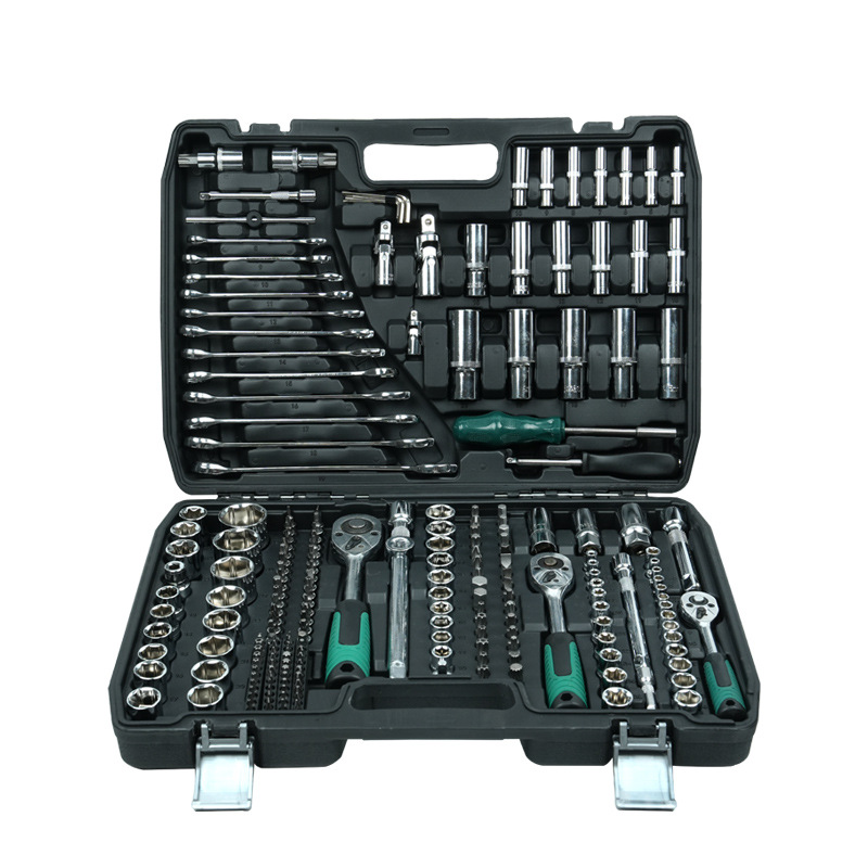 216-piece set [24 teeth] [black box with green handle]