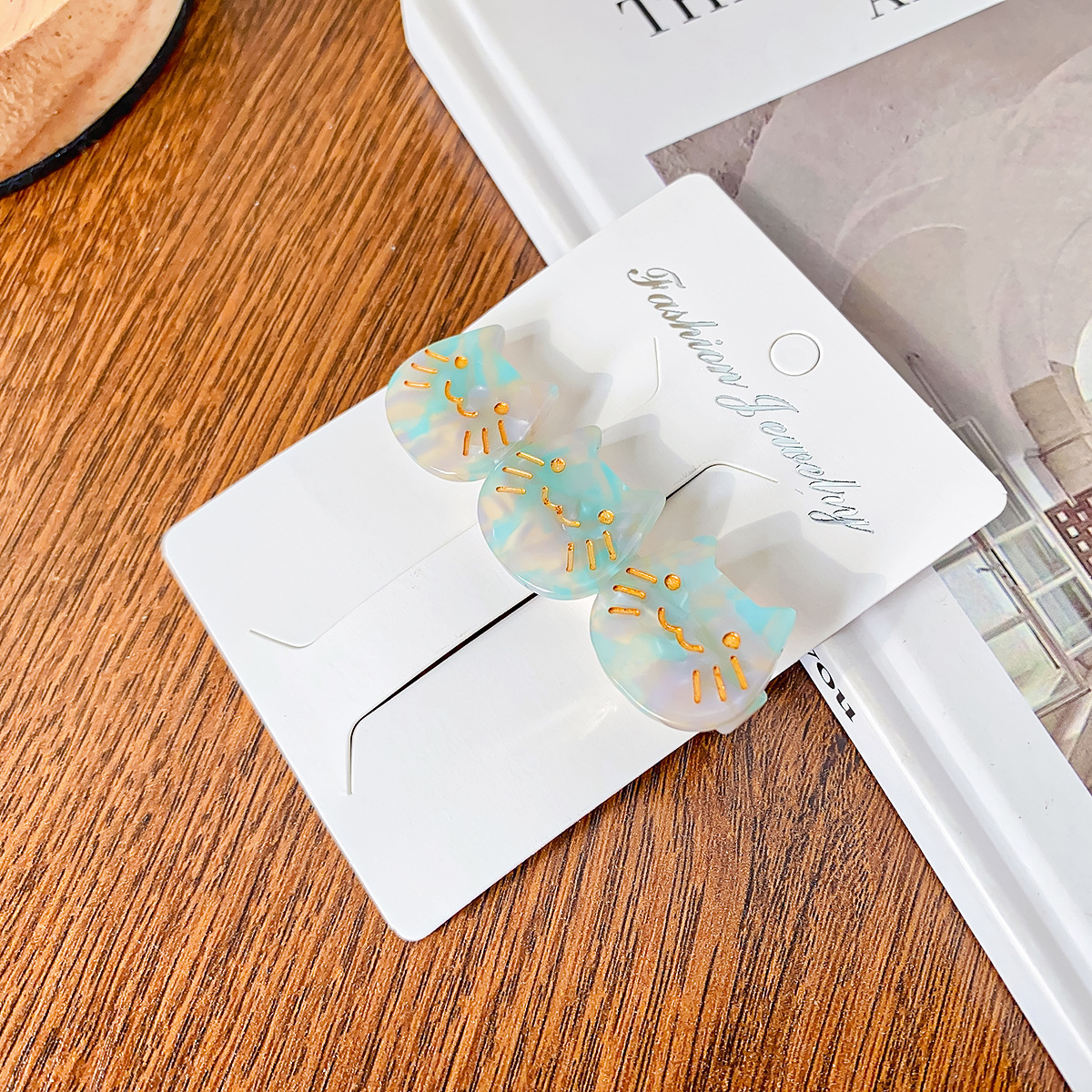 Green floating flower 6.5CM