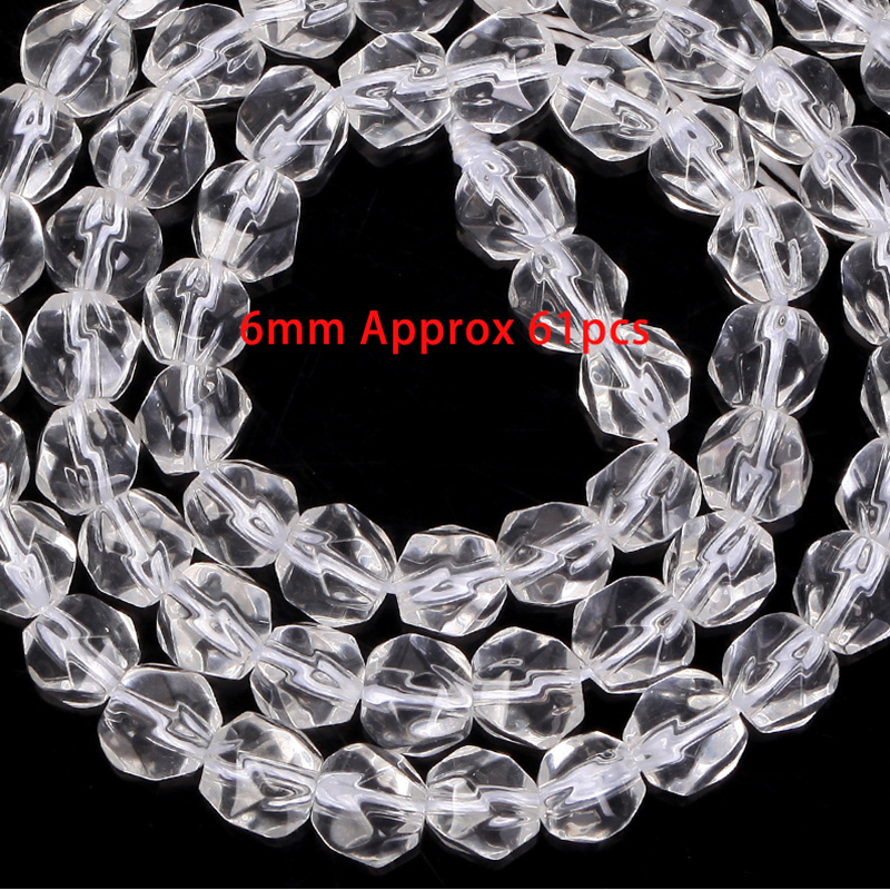 24:6mm cut white crystal