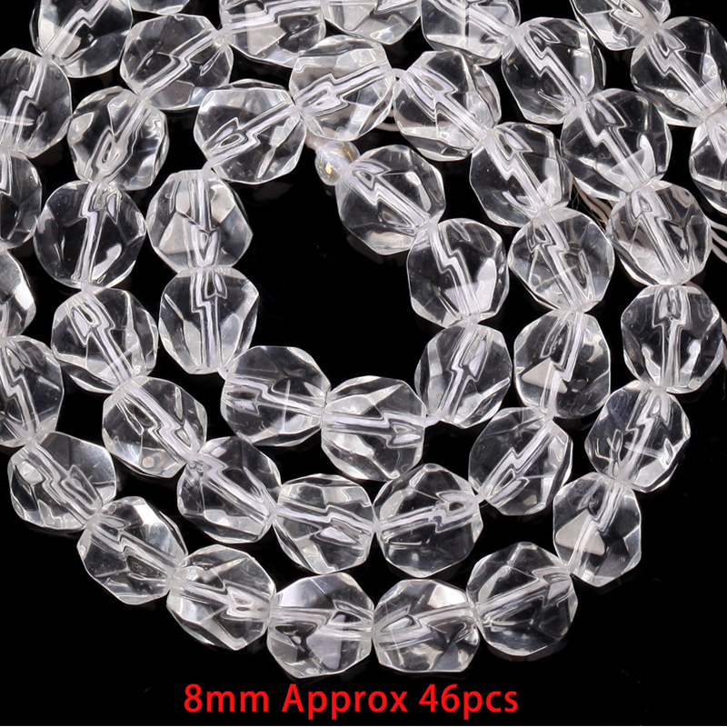 25:8mm cut white crystal