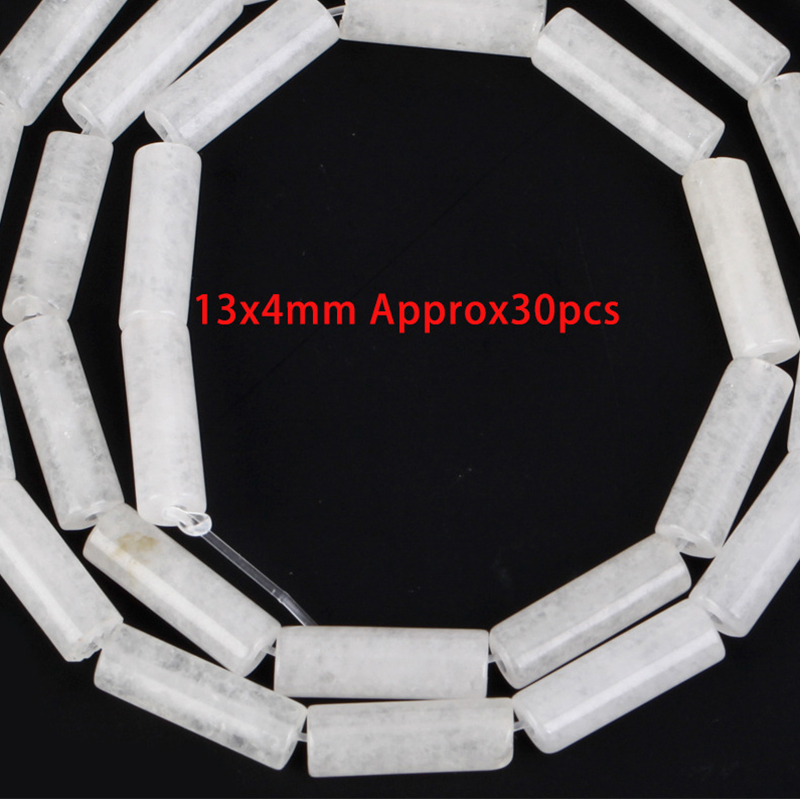 27:13x4mm cylindrical white crystal