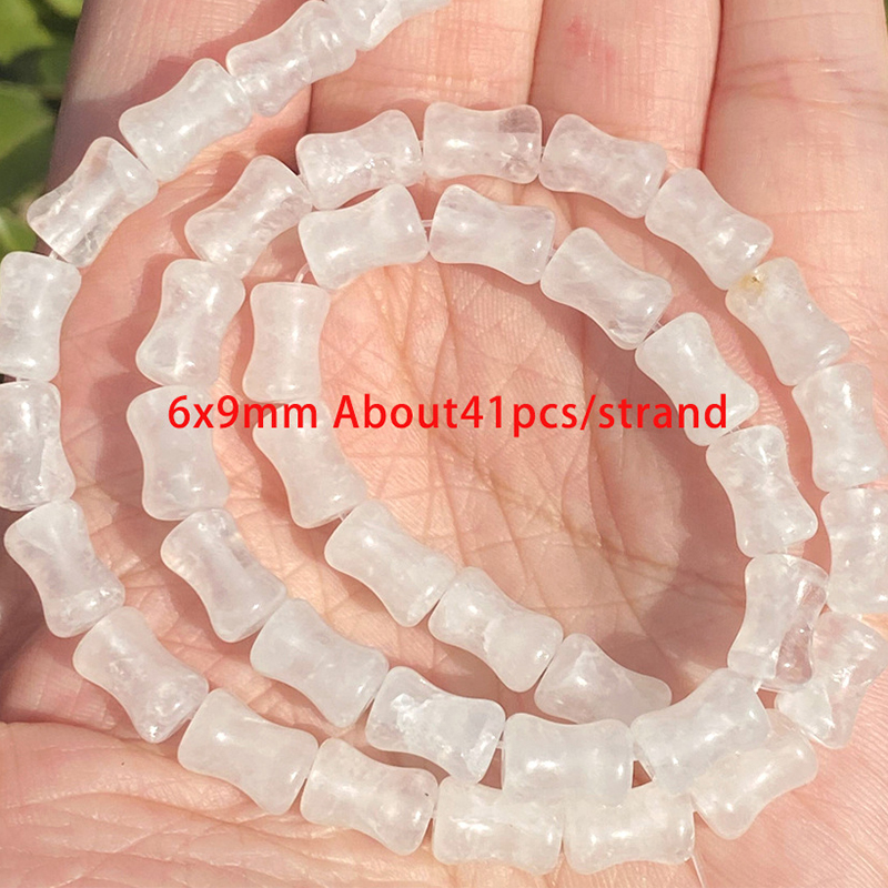 36:6x9mm bamboo white crystal
