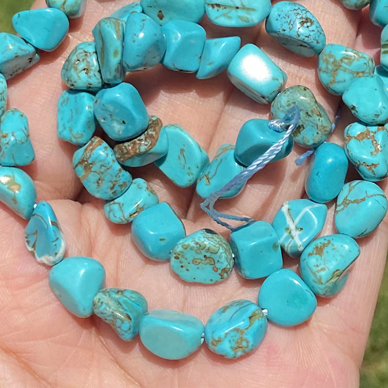 8-10mm natural orchid Turquoise