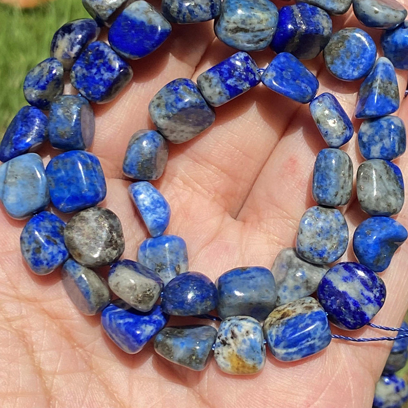 8-10mm natural lapis lazuli