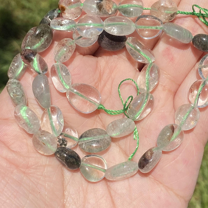 8-10mm green ghost with shape