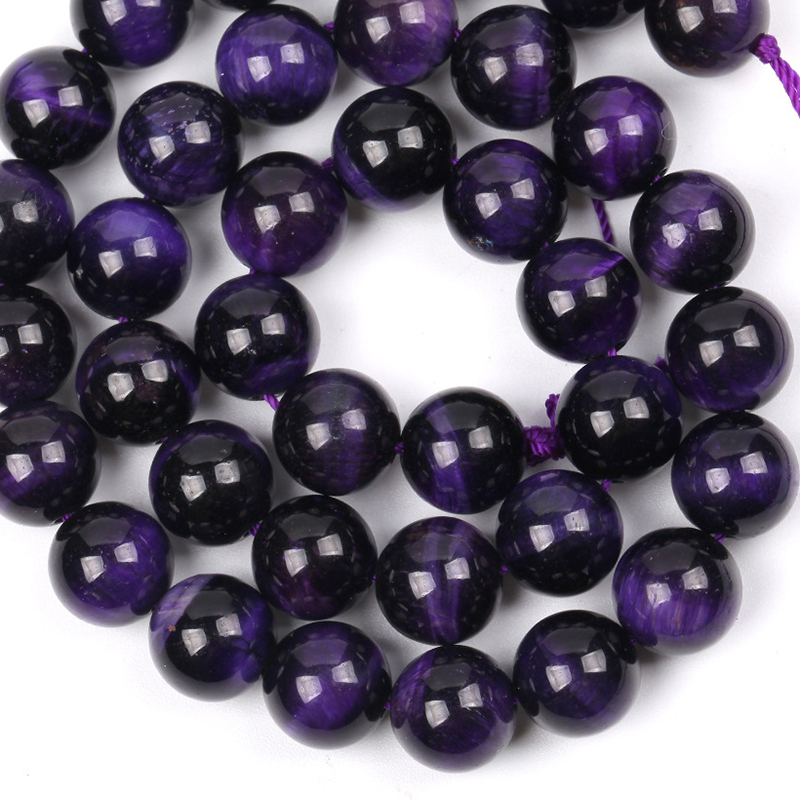 Purple Tiger Eye 6mm/58pcs