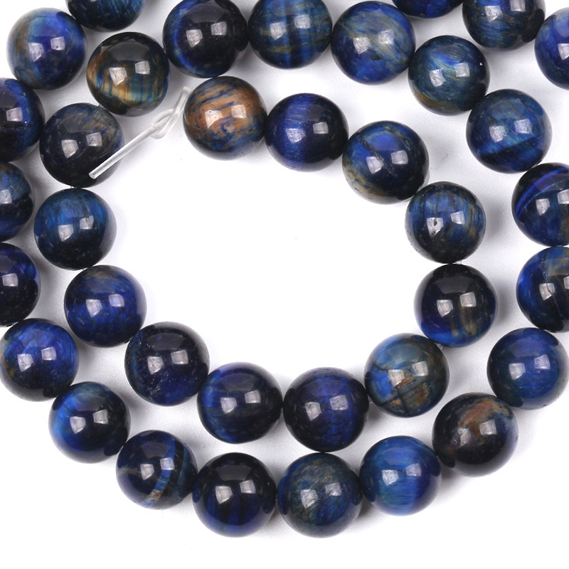 Green gold Blue Tiger Eye Class B 6mm/58pcs