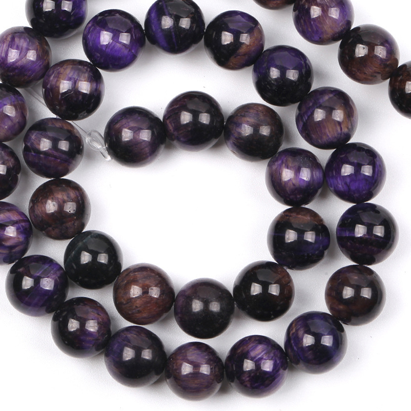 Purple Tiger Eye B grade 6mm/58pcs