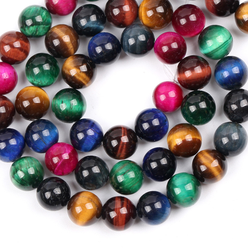 Colorful tiger eye 6mm/58pcs