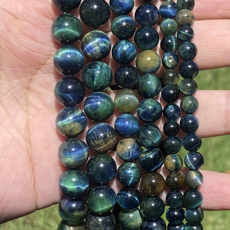 Milky Way Blue and Green Tiger 6mm/58pcs