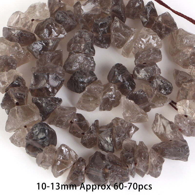 10-13mm rough stone tea crystal 38cm