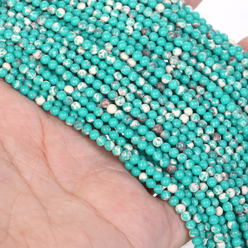 11:Turquoise blue and white