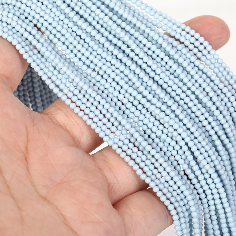 Light blue turquoise 2mm