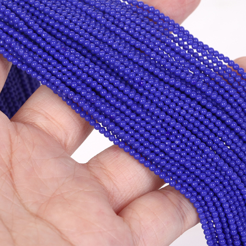 Dark blue turquoise 2mm