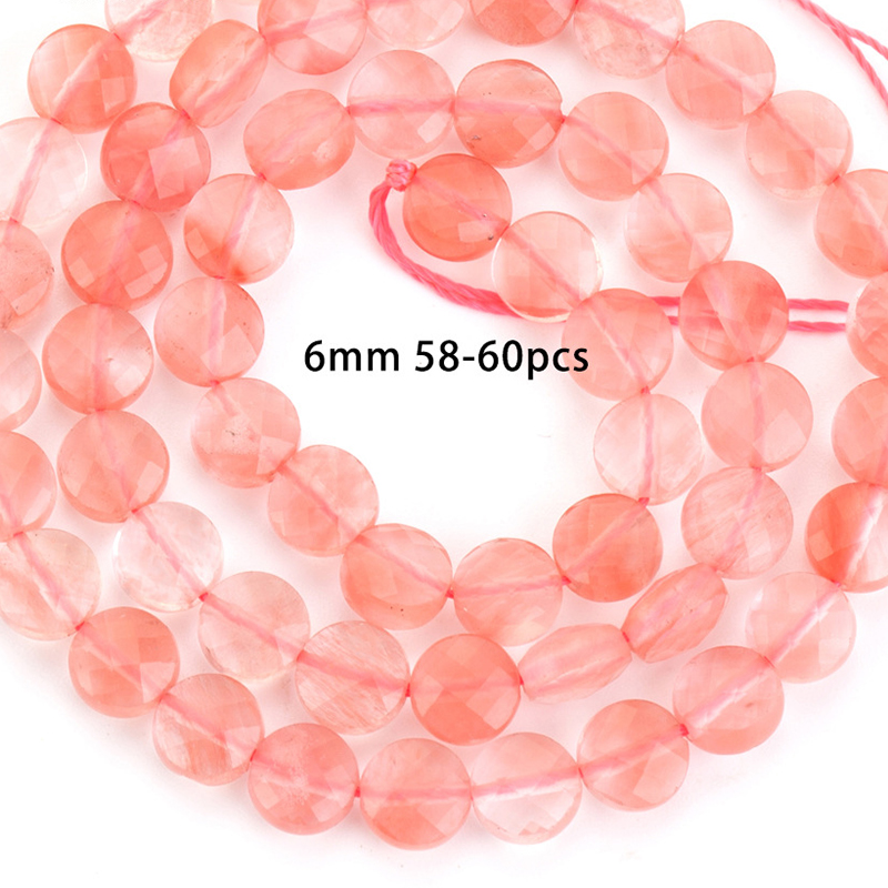 6mm cut round cake watermelon red Size