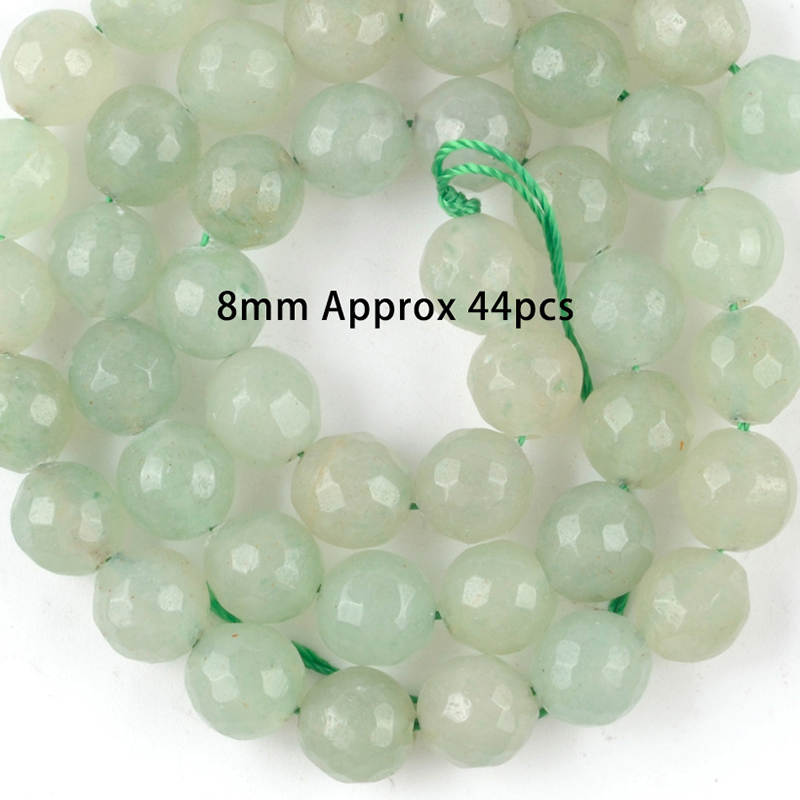 20:8mm faceted green aventurine