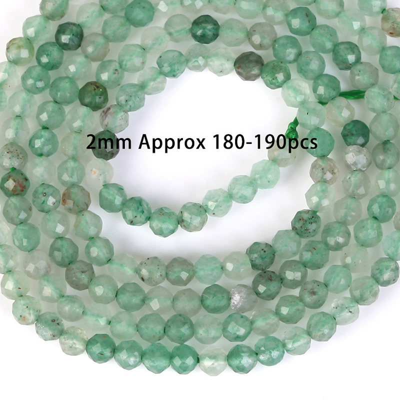 2mm hard drive section green aventurine Size