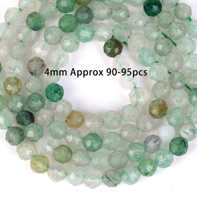 4mm hard drive section green aventurine Size