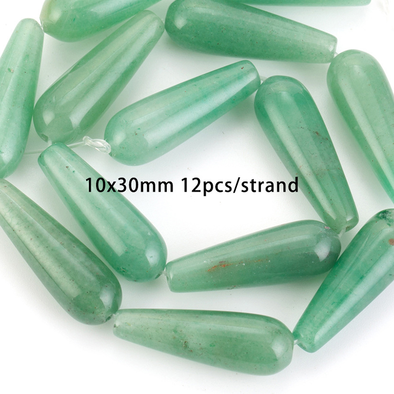 10x30mm green aventurine Size
