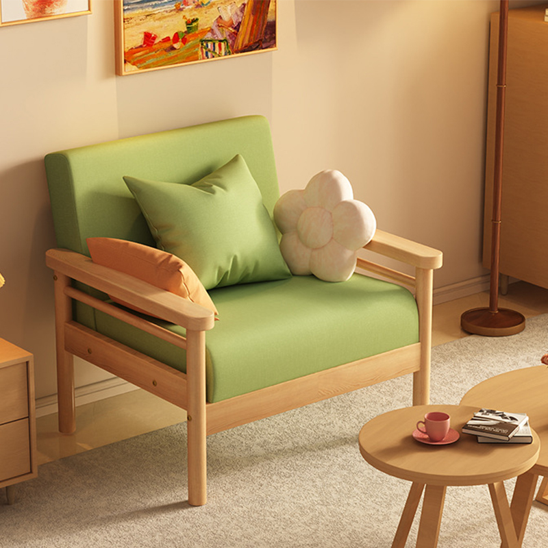 [upgraded sofa legs] spring grass green - free pillow