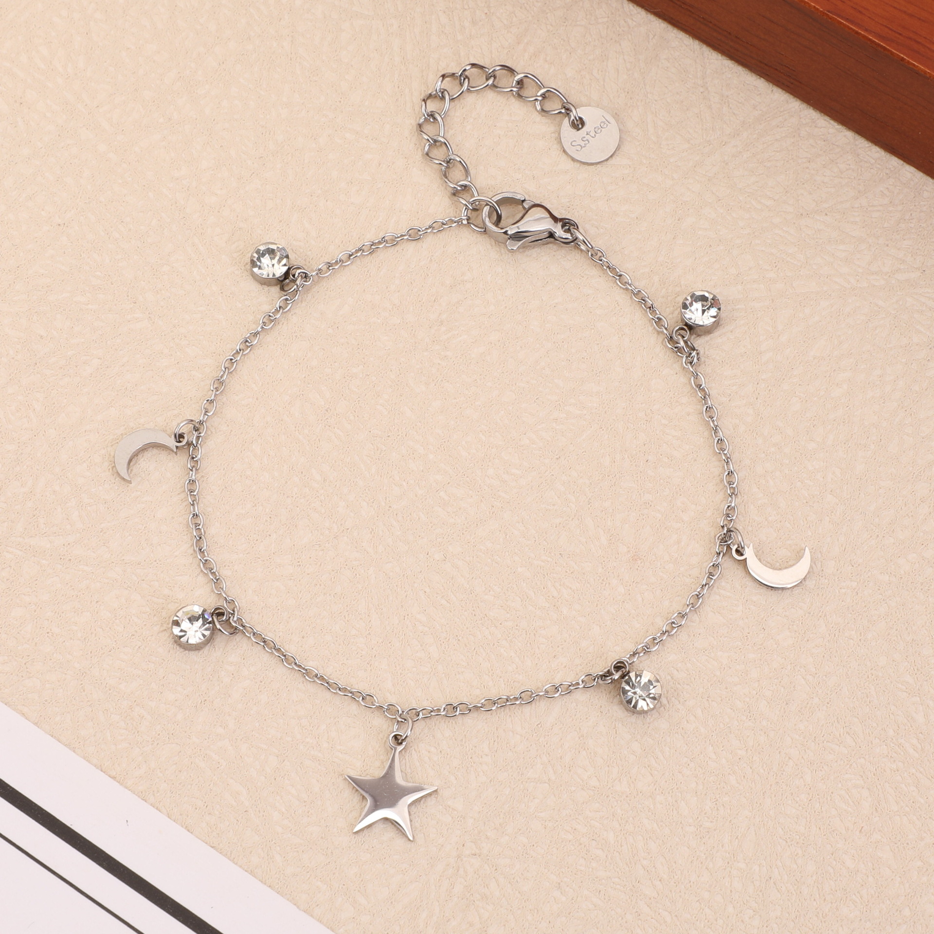 5:Steel color stars and moon style