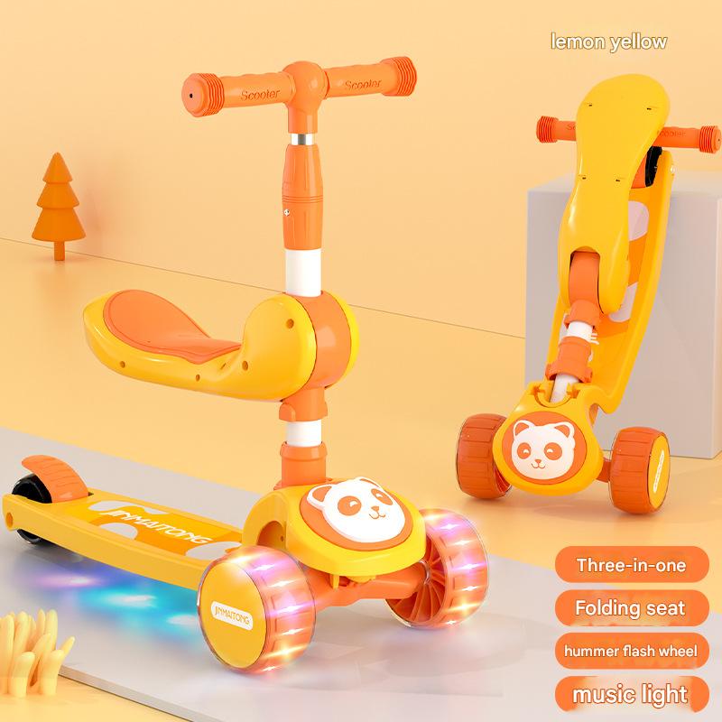 Yellow flash wheel   Music   stool