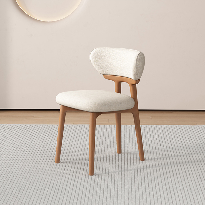 Light walnut   beige cloth