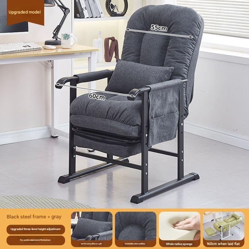 Black frame   gray [cotton and linen]