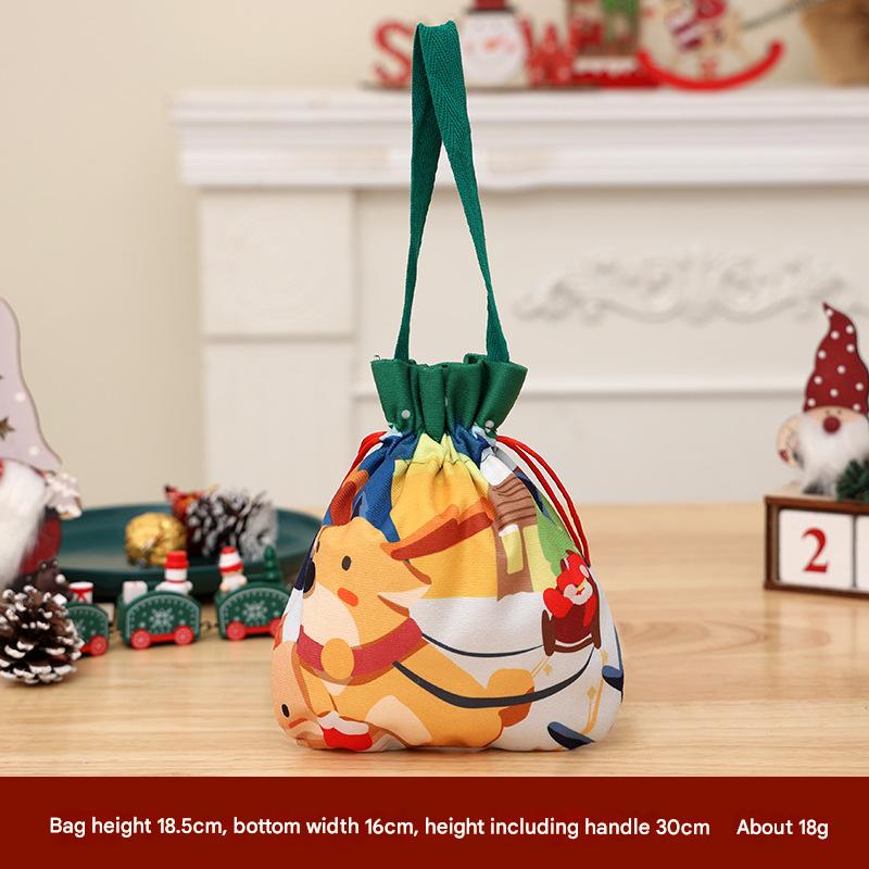 6:Flannel cartoon apple bag Elk