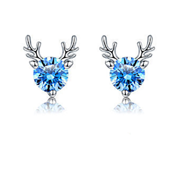 1:blue earring stud